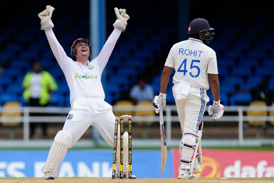 India's opening stand was broken on 139 after Jaiswal fell after scoring 57 off 74 to Jason Holder, who had been the only bowler looking dangerous in the first session.