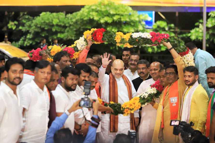 **EDS: TWITTER IMAGE VIA @AmitShah** Bhubaneswar: Union Home Minister...