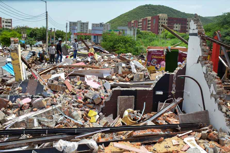 Demolition drive in Nuh