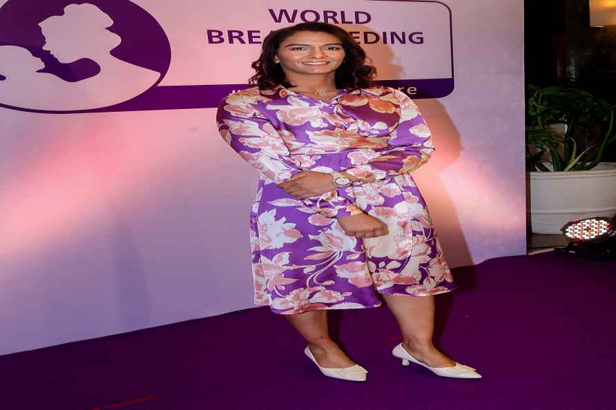 Mumbai: Wrestler Geeta Phogat at a panel discussion to mark the ...