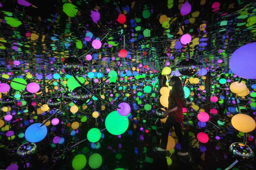 Infinity Mirrored Room of artist Yayoi Kusama