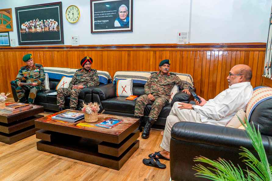 CM Biren Singh meets Lt. Gen. RP Kalita in Manipur