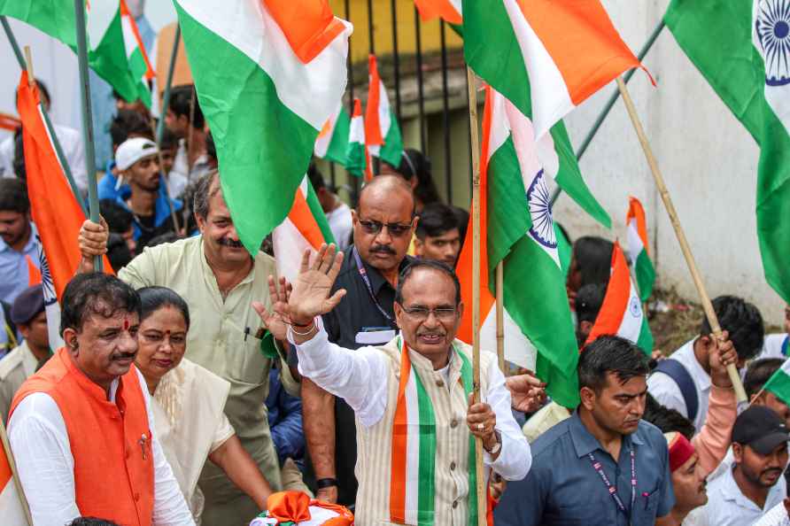 Shivraj Singh at Tiranga Yatra