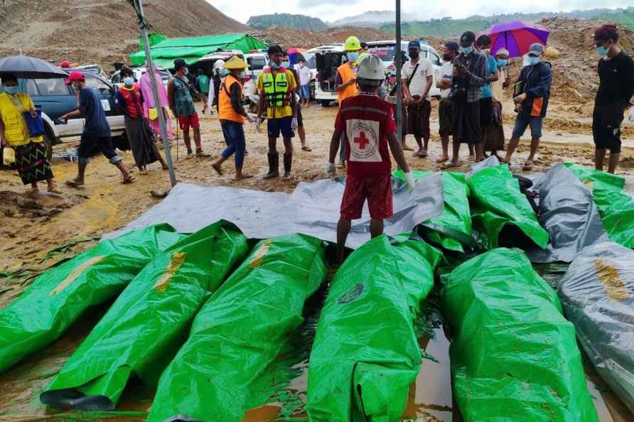 Landslide in Kachin state, Myanmar