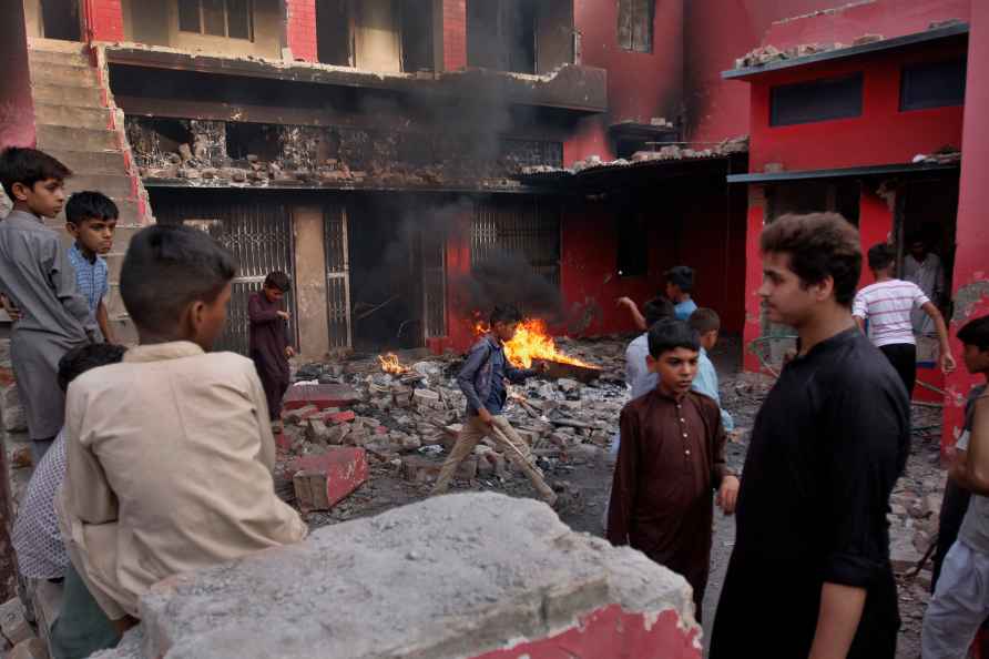 Church damaged in Jaranwala