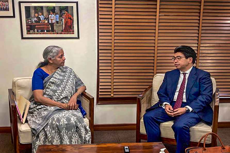 Nirmala Sitharaman meets Hayashi Nobumitsu