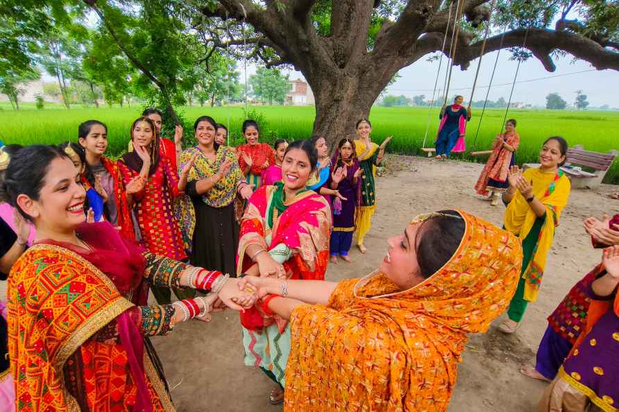 Teej festival celebration