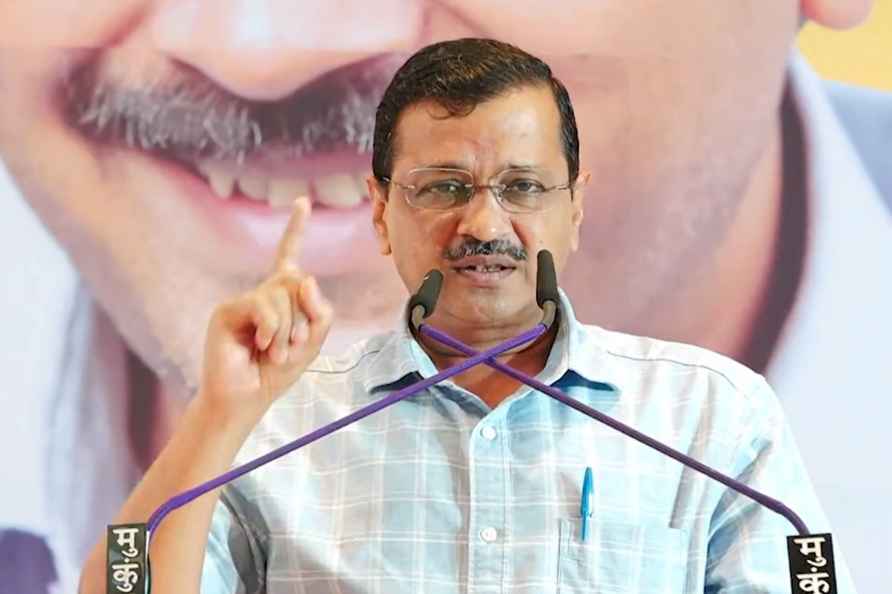 CM Kejriwal in Raipur