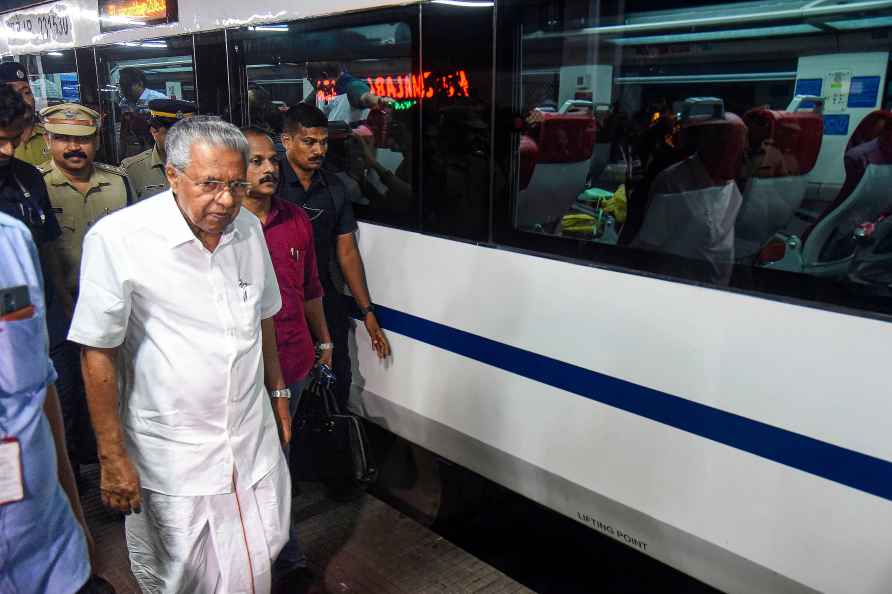 Pinarayi Vijayan in Kochi