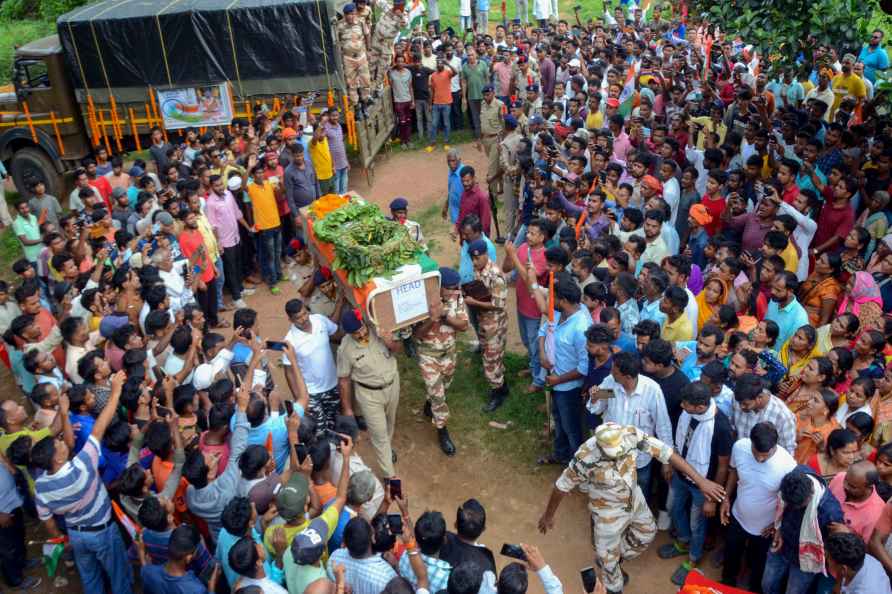 ITBP jawan's mortal remains arrive in Ranchi