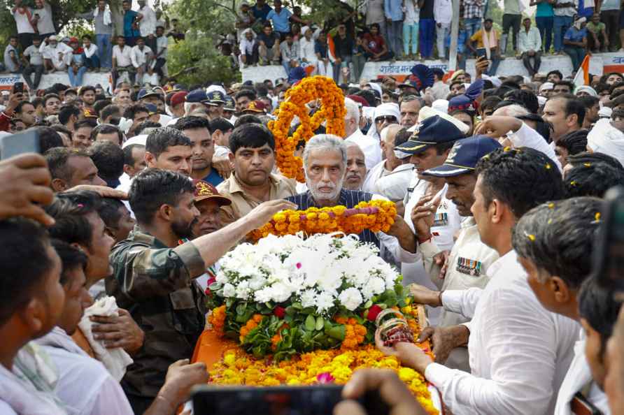 Army soldier's funeral