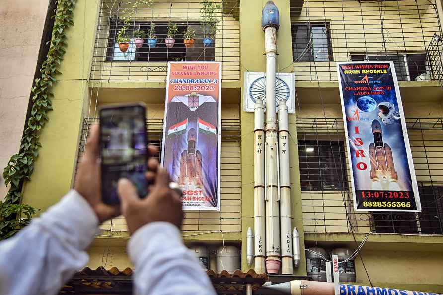 Celebration of Chandrayaan-3's success