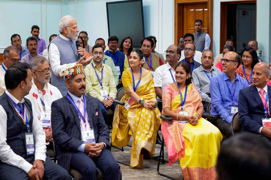 PM interacts with teachers