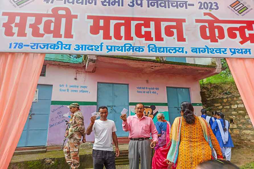 Voting for Uttarakhand Assembly by-polls