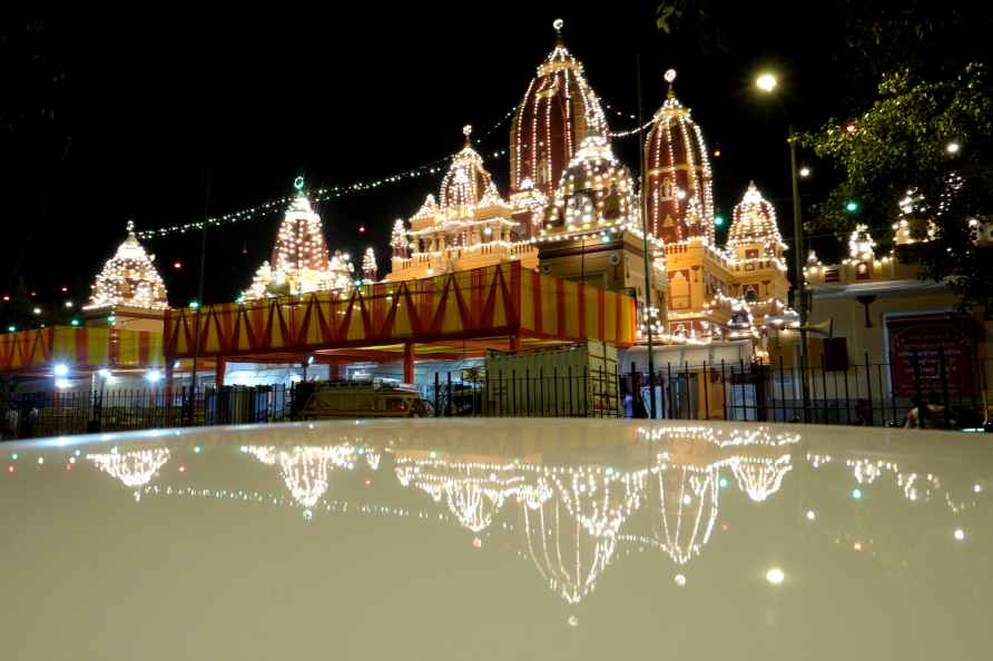 Illuminated Birla Mandir