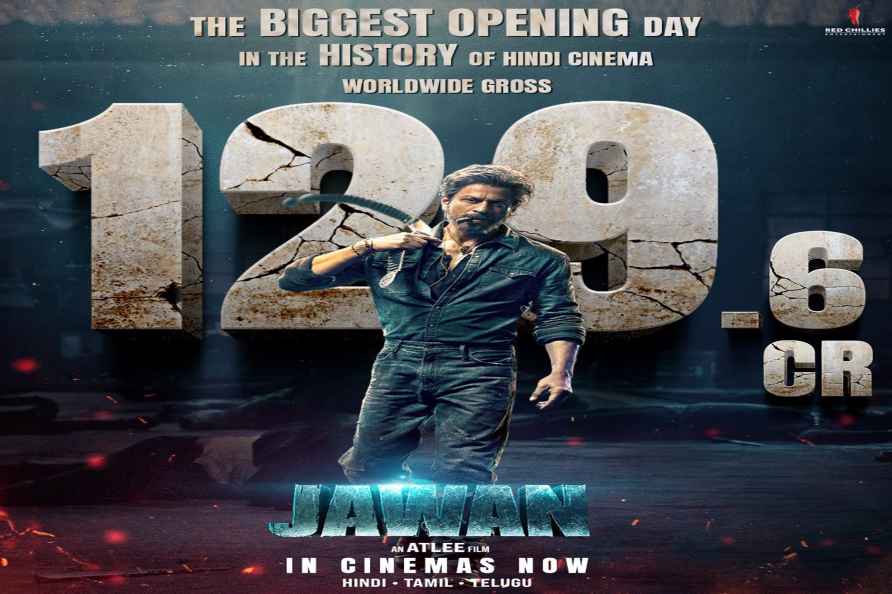 Jawan crosses 129 cr on box office