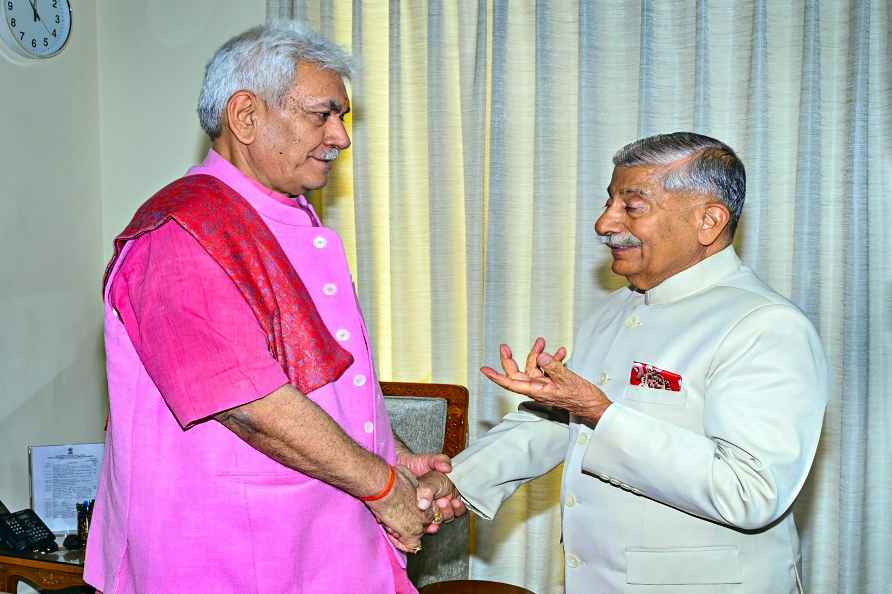 Manoj Sinha with Brig. BD Mishra in JK