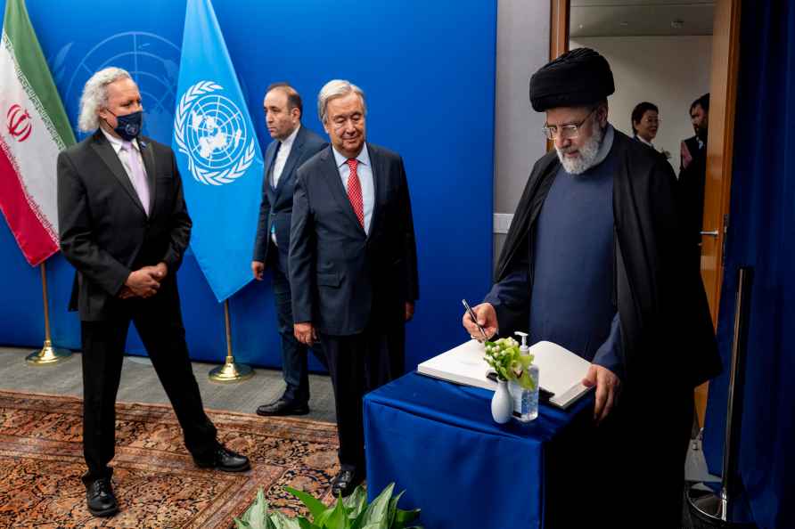 Ebrahim Raisi ,Antonio Guterres,