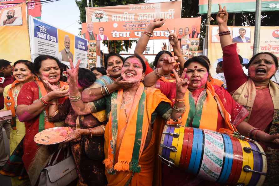 BJP celebrates Women's Reservation Bill