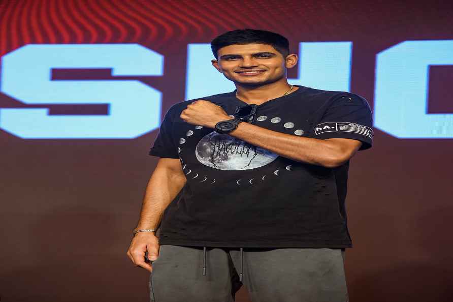 Shubman Gill at G-Shock event