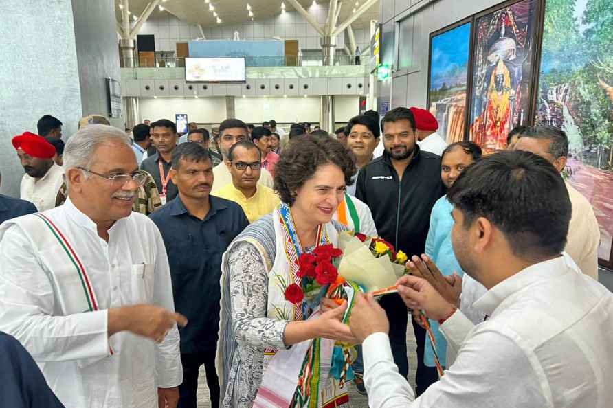 Priyanka Gandhi in Chhattisgarh