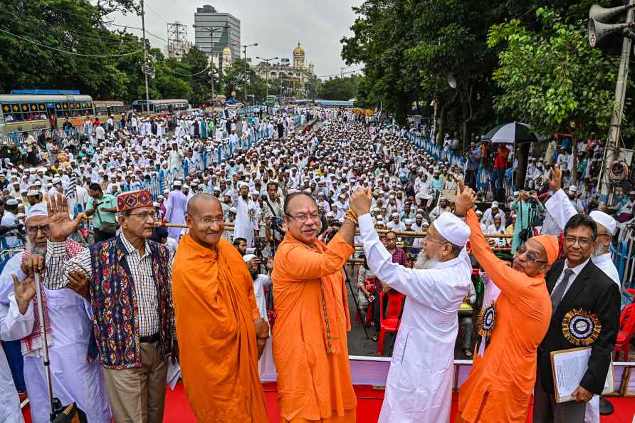 Jamiat-e-Ulama rally in Kolkata