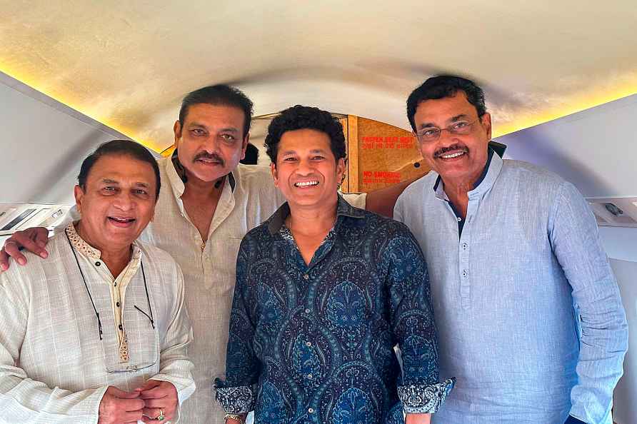 Gavaskar, Sachin, Ravi Shastri & Dilip Vengsarkar