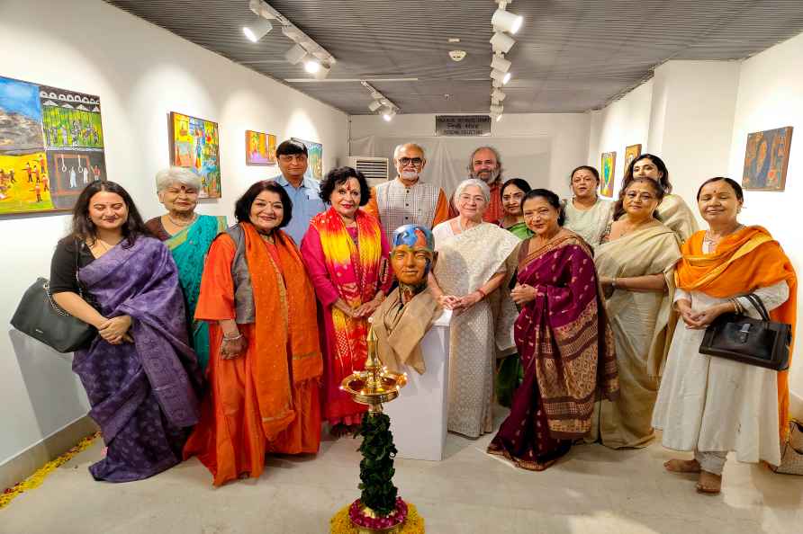 Exhibition of Birju Maharaj's paintings