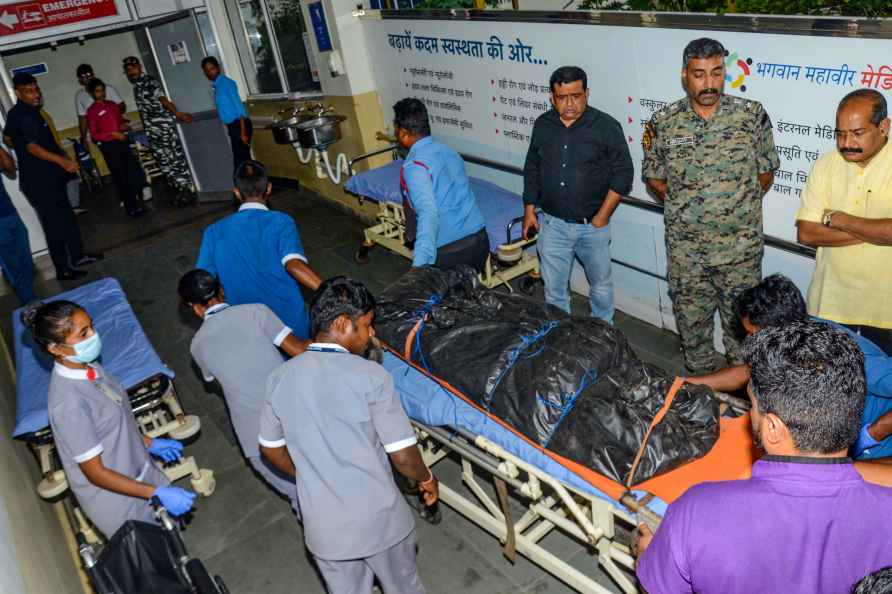 Cobra jawan body arrived in Chaibasa