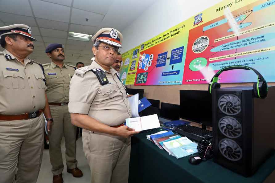 B Dayananda at CP office in Bengaluru