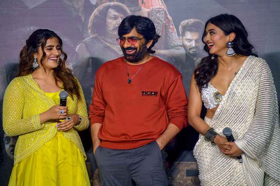 Trailer launch of Tiger Nageswara Rao