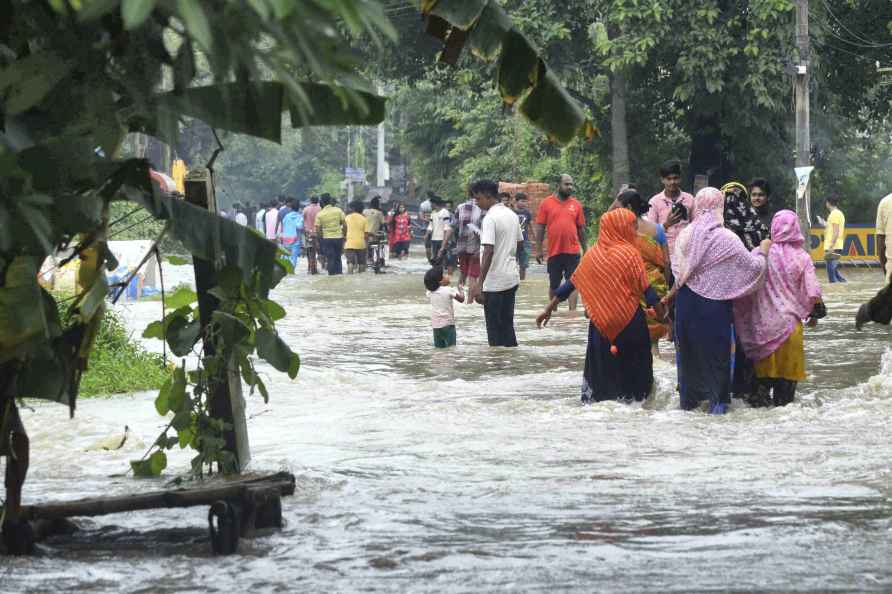 Flood-like situation after water released from dam