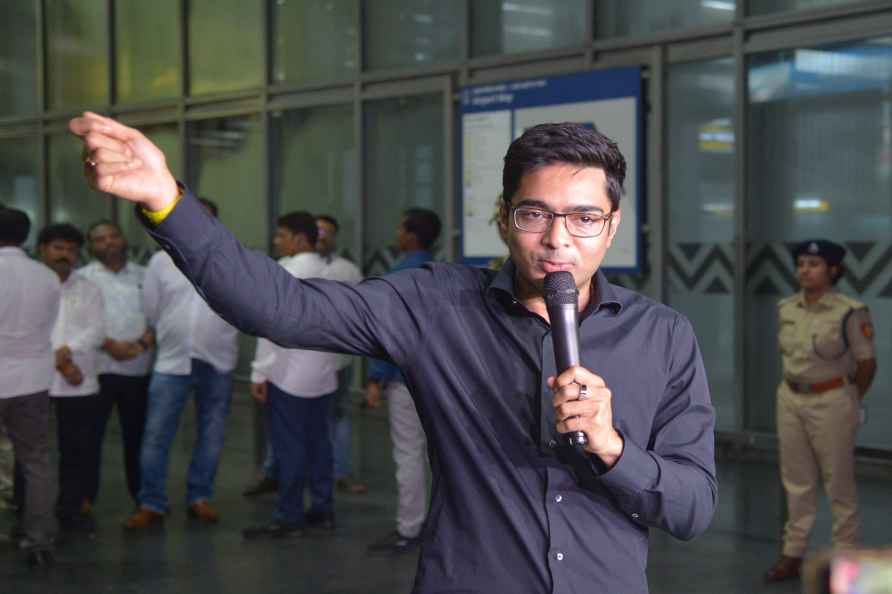 Abhishek Banerjee at Kolkata airport