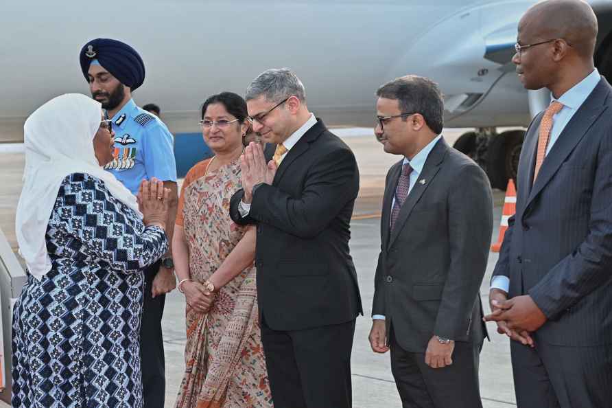 Tanzanian Prez Samia Suluhu in Delhi