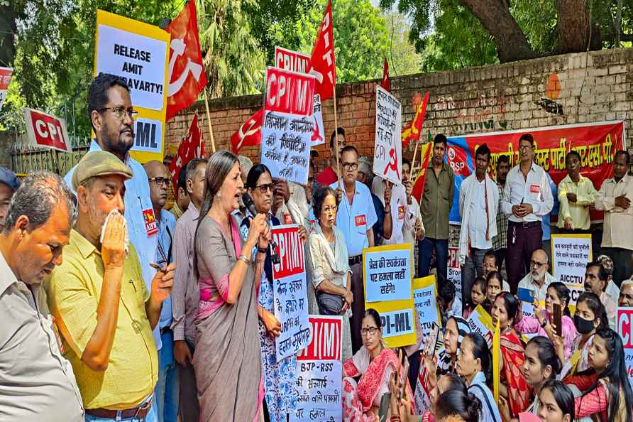 Left parties protest