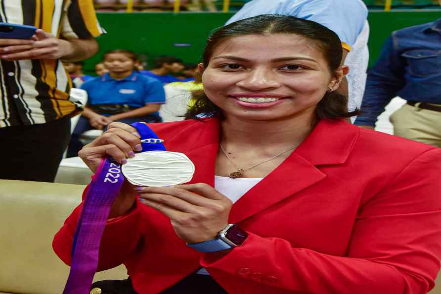 Lovilina Borgohain felicitated