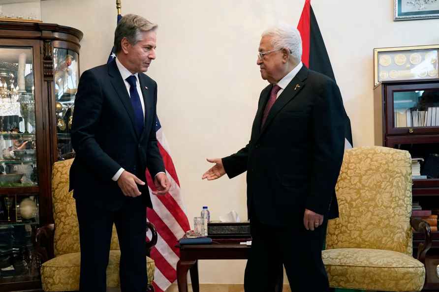 Antony Blinken,Mahmoud Abbas