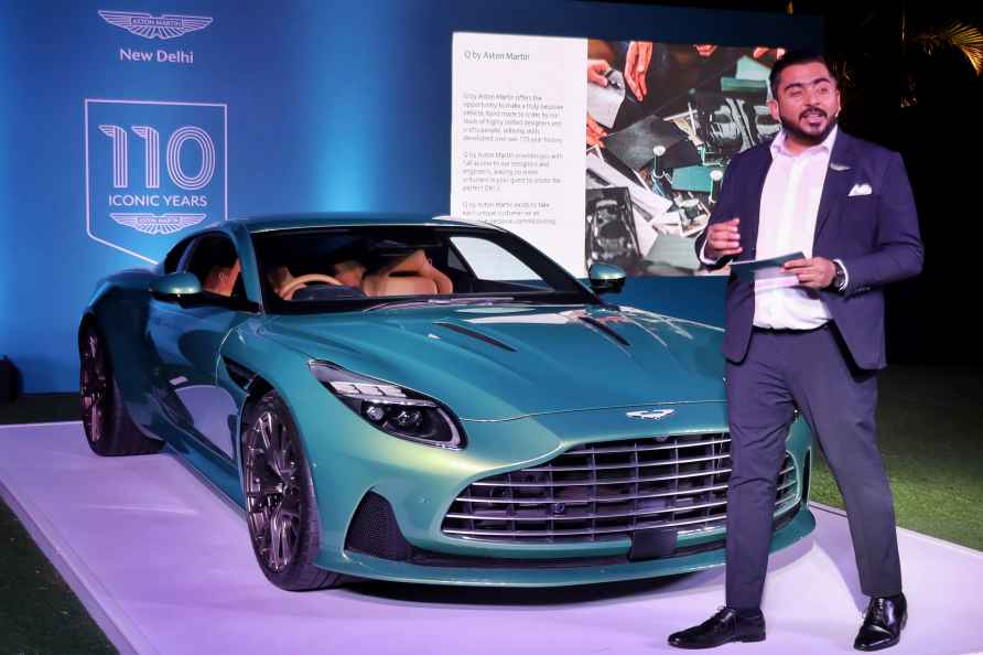 New Aston Martin car launch