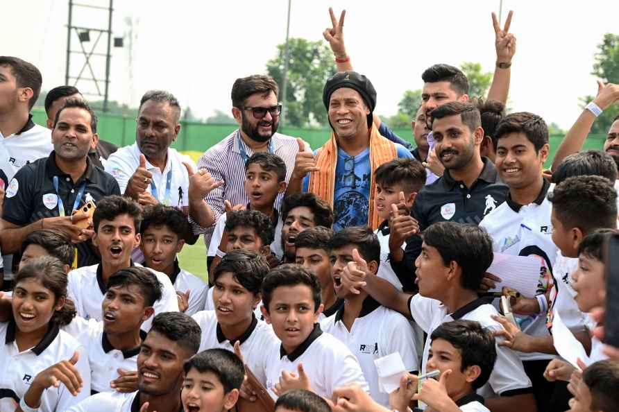 Ronaldinho in Kolkata