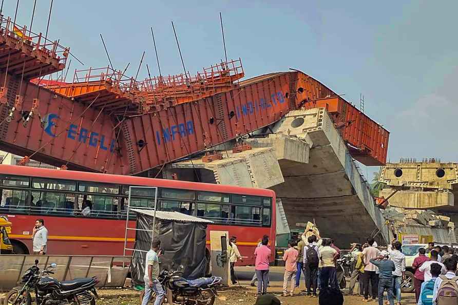 Flyover on Mumbai-Goa Highway Collapses