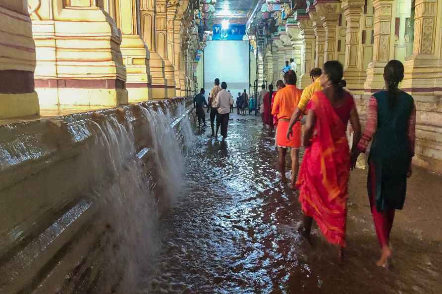 Weather: Rains in Rameswaram