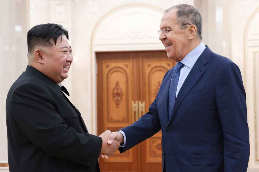 Kim Jong Un, Sergey Lavrov