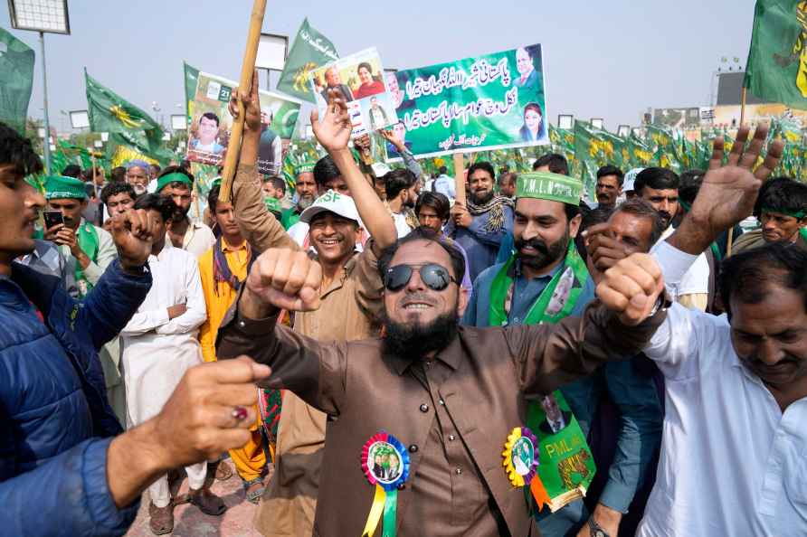 Welcoming rally for Nawaz Sharif Supporters