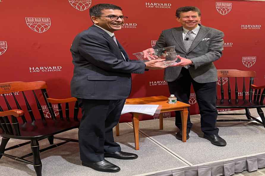 DY Chandrachud at Harvard Law School