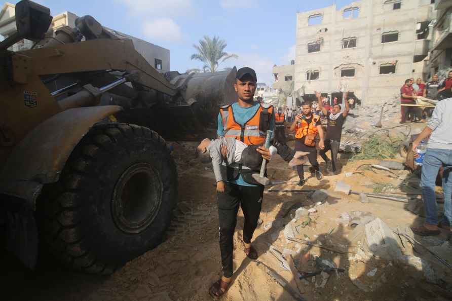 Israeli strike on the Zaroub family house