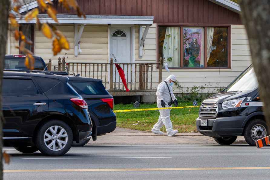 Five people, including three children and a shooter, were found dead in the northern Ontario city