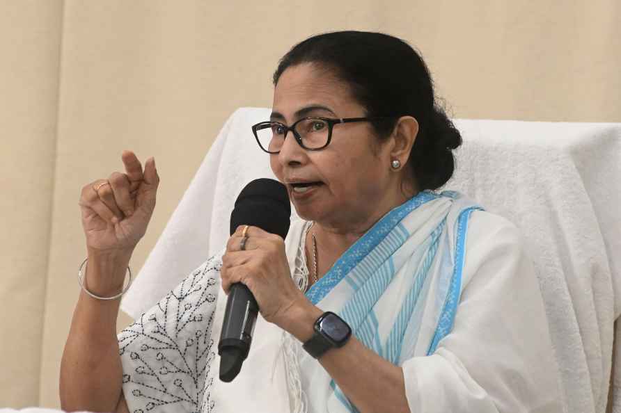 Mamata Banerjee addressing media