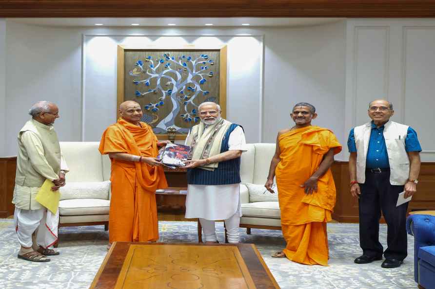 PM meets Ram Janmabhoomi Trust officials