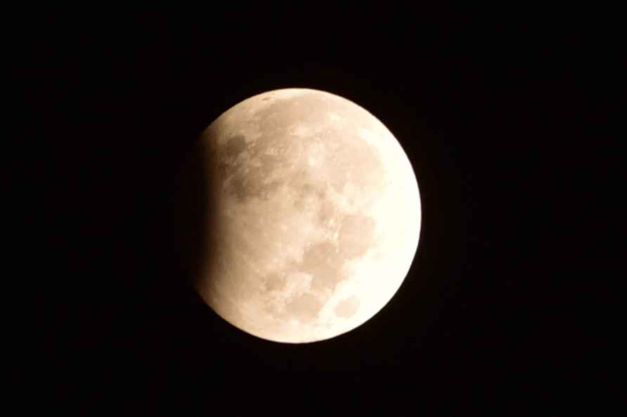 Lunar eclipse in Guwahati