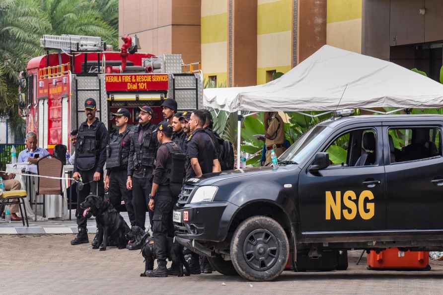 NSG inspects Kalamassery blast site